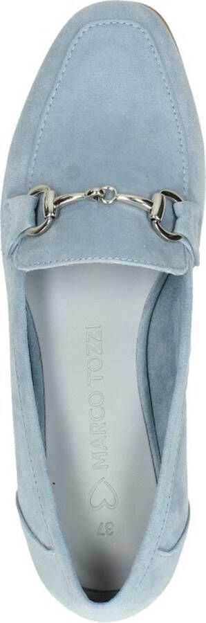 Marco Tozzi dames loafer Licht blauw