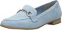 Marco Tozzi dames loafer Licht blauw - Thumbnail 7