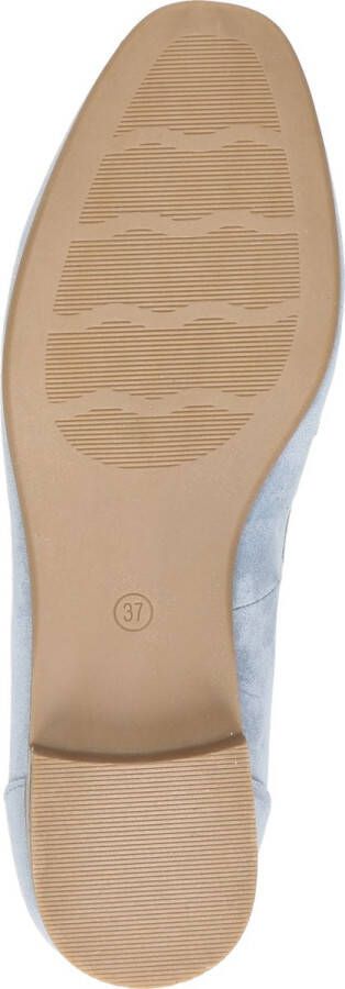 Marco Tozzi dames loafer Licht blauw