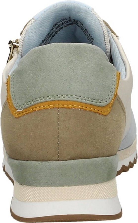 Marco Tozzi Dames Sneaker 23707-453 Blauw Combi