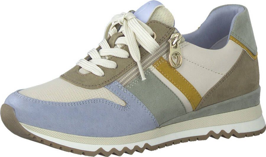 Marco Tozzi Dames Sneaker 23707-453 Blauw Combi