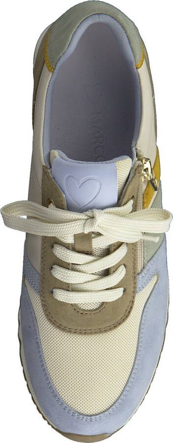 Marco Tozzi Dames Sneaker 23707-453 Blauw Combi