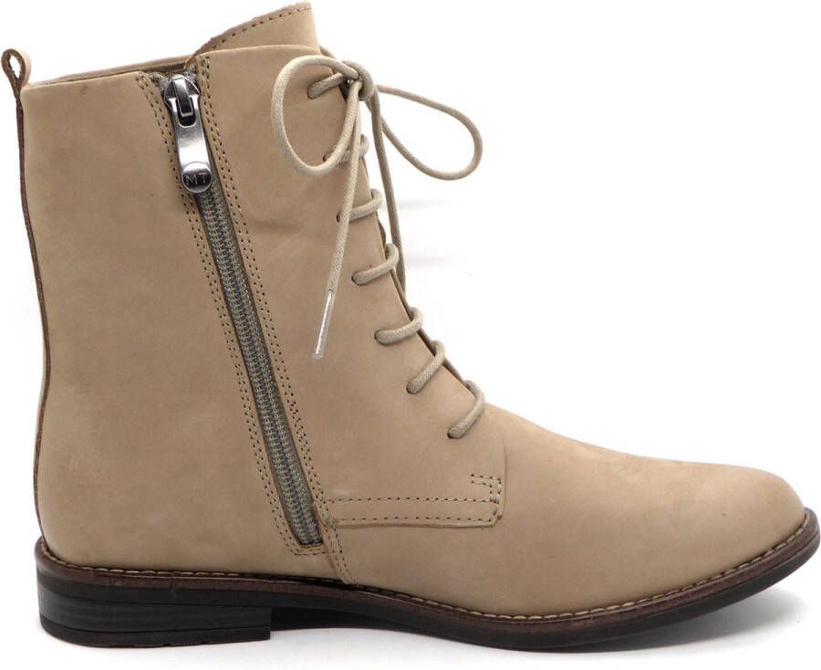 Marco Tozzi Dames Veterboot 25104-324 Beige