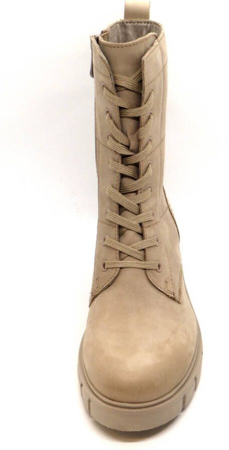 Marco Tozzi Dames Veterboot 25211-341 Taupe