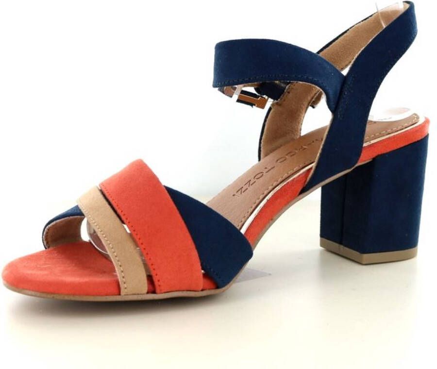 Marco Tozzi Hak sandaal Blauw combi