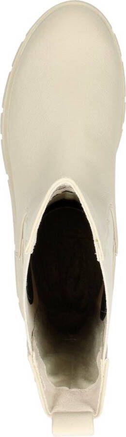 Marco Tozzi Chelsea boots Enkellaarsjes Plat gebroken wit - Foto 12