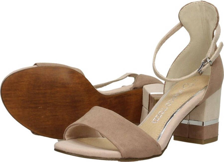 Marco tozzi Suède Enkelband Sandaal Beige - Foto 4