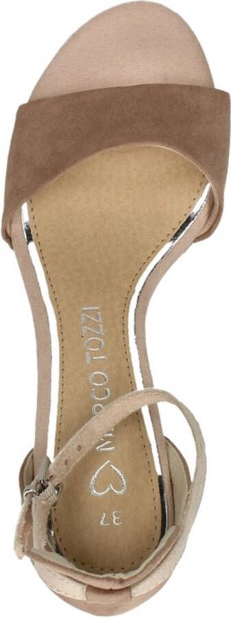 Marco tozzi Suède Enkelband Sandaal Beige - Foto 5