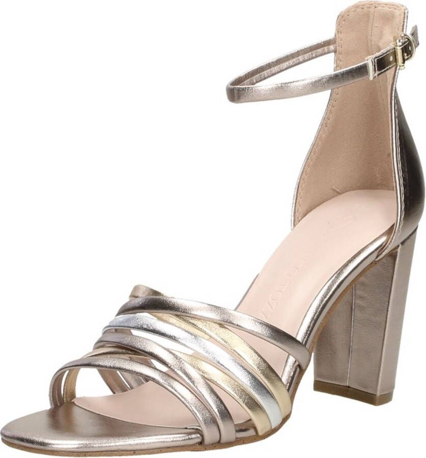 Marco tozzi Gouden Synthetische Sandalette met 9cm Hak Gray Dames - Foto 3