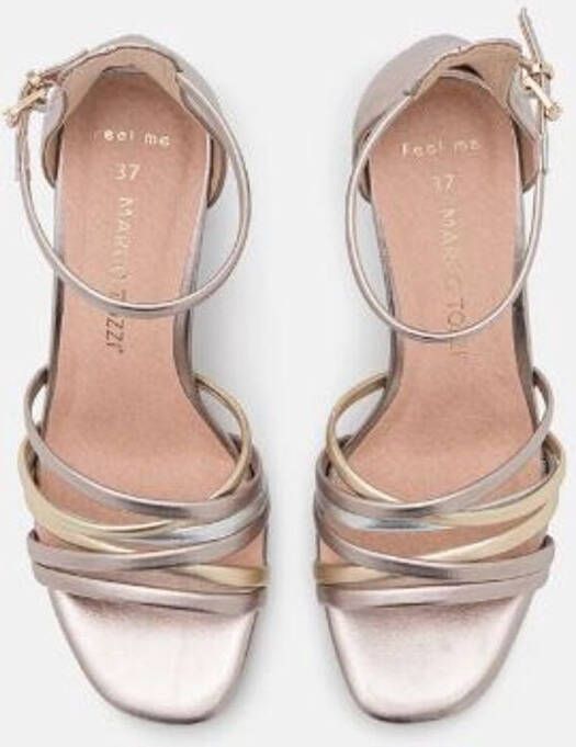 Marco tozzi Gouden Synthetische Sandalette met 9cm Hak Gray Dames - Foto 17
