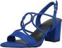 Marco tozzi Blauwe Sandalette van Suède met Unieke Bandjes Blue Dames - Thumbnail 6