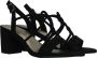 Marco Tozzi Sandalen Hak Sandalen Hak Zwart - Thumbnail 14