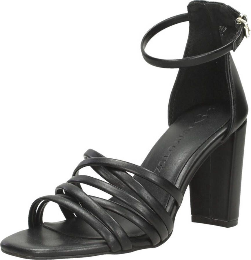 Marco Tozzi Sandalen Hak Sandalen Hak zwart