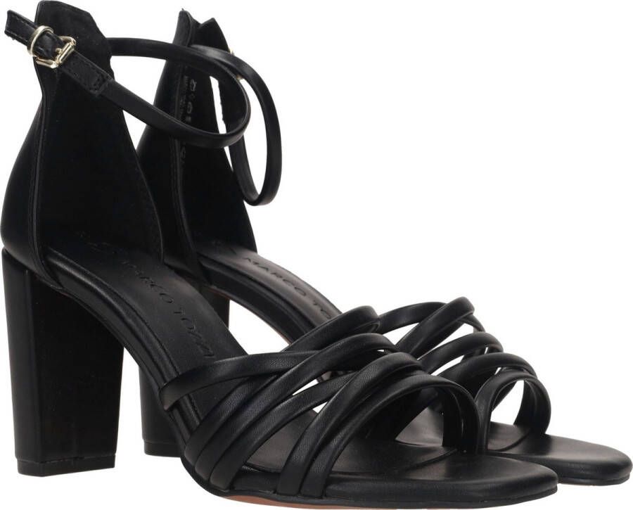 Marco Tozzi Sandalen Hak Sandalen Hak zwart