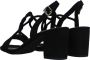 Marco tozzi Zwarte Suède Sandalette met Unieke Bandjes Black Dames - Thumbnail 15