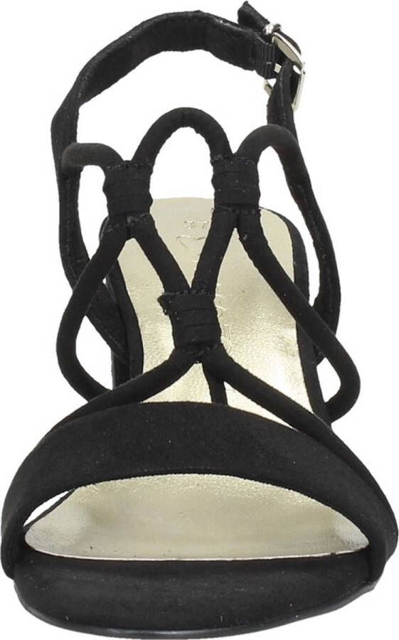 Marco tozzi Zwarte Suède Sandalette met Unieke Bandjes Black Dames - Foto 12