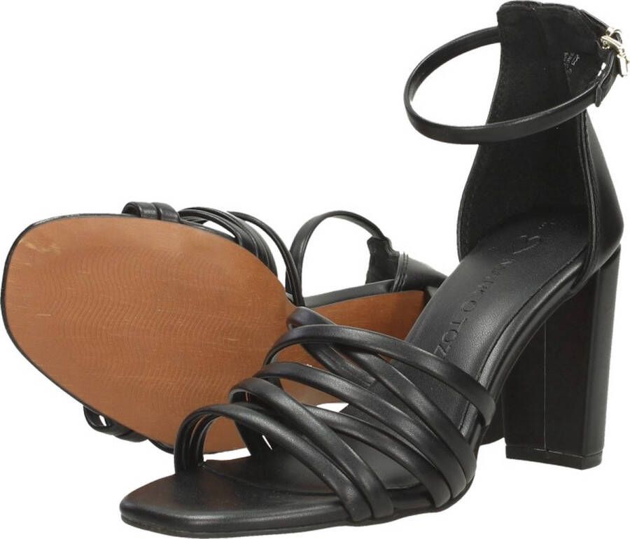 Marco Tozzi Sandalen Hak Sandalen Hak zwart