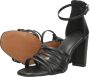 Marco tozzi Zwarte Suède Sandalette met Unieke Bandjes Black Dames - Thumbnail 5