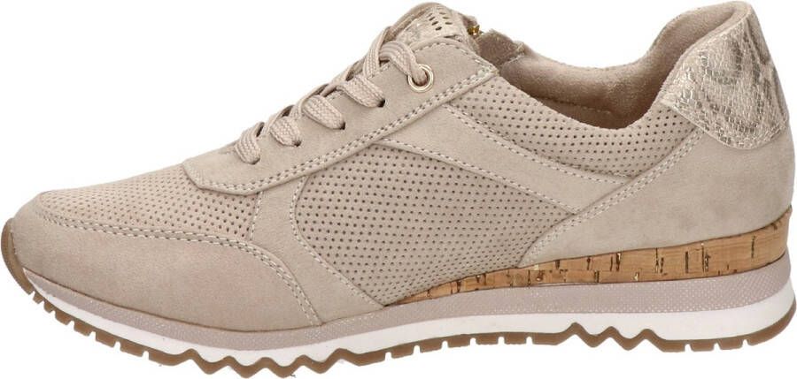 Marco Tozzi Sneakers beige Textiel