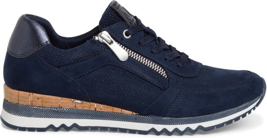 Marco Tozzi Sneakers blauw Textiel