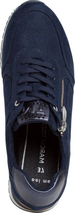 Marco Tozzi Sneakers blauw Textiel