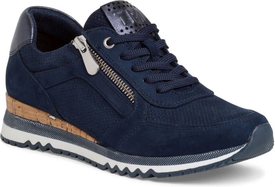 Marco Tozzi Sneakers blauw Textiel
