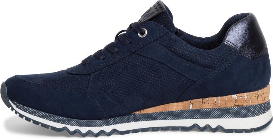 Marco Tozzi Sneakers blauw Textiel