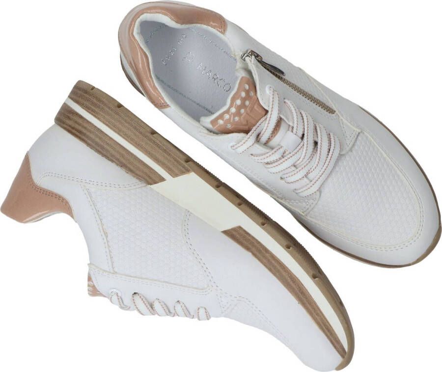 Marco Tozzi Dames Sneaker 23735-110 Wit Combi - Foto 3