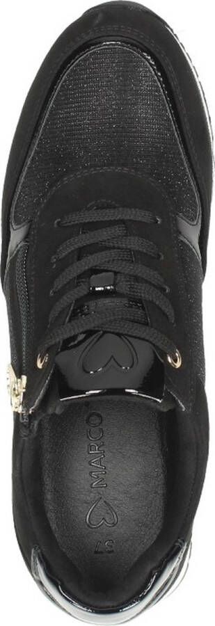 Marco Tozzi Sneakers zwart Textiel