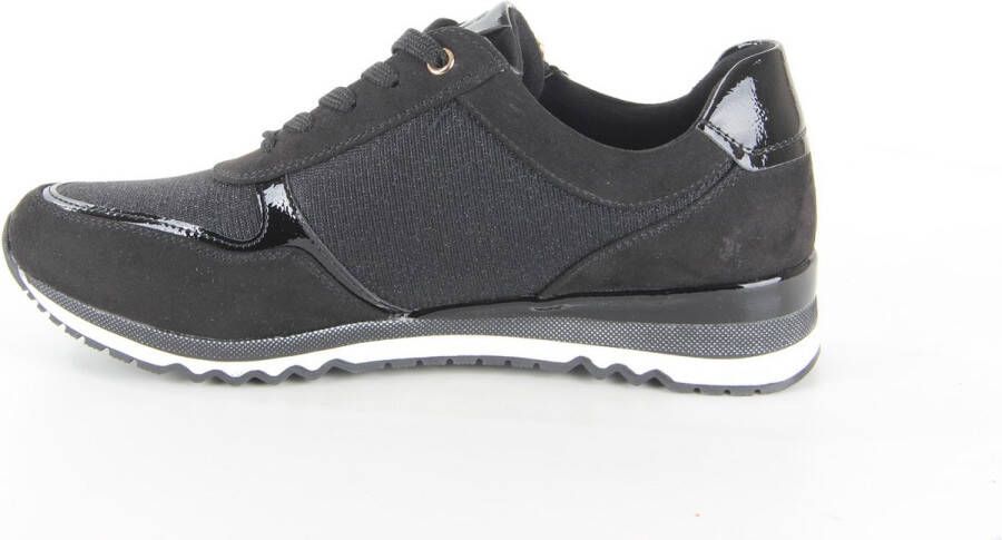 Marco Tozzi Sneakers zwart Textiel