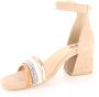 Maruti Catrina beige combi Dames Sandalet Beige Combi - Thumbnail 6