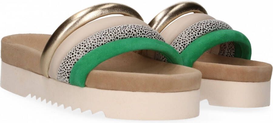 Maruti Bali Slippers Groen Green-Combi