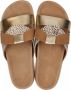 Maruti Bari Slippers Cognac Gold Pixel Offwhite Sandal - Thumbnail 8