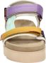 Maruti Beau sandalen met klittenband Multi Textiel Plateau sandalen Dames - Thumbnail 10