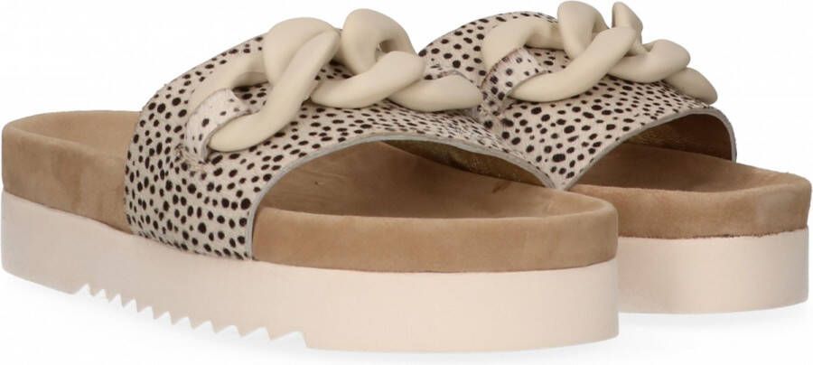 Maruti Pixelprint Ponyhair Slipper Multicolor Dames - Foto 7