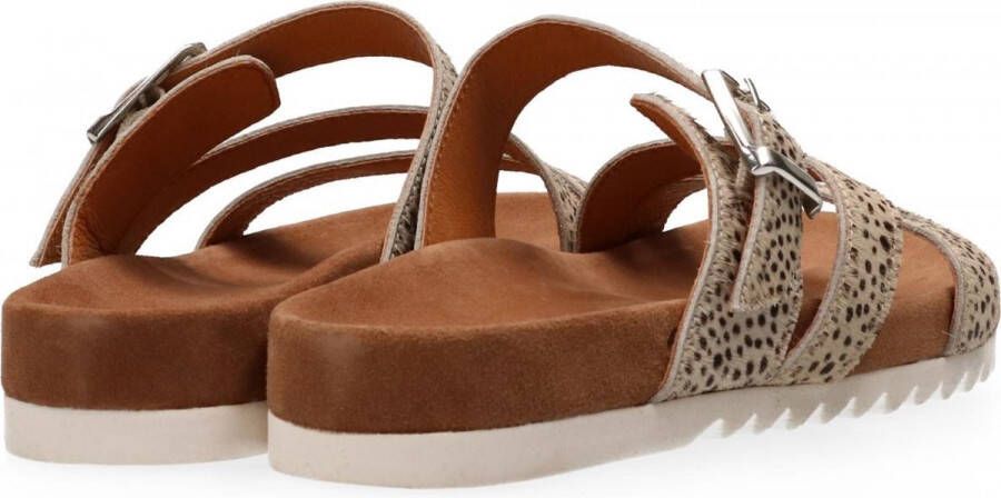 Maruti Witte Ponyhair Slipper Bijou Multicolor Dames - Foto 8