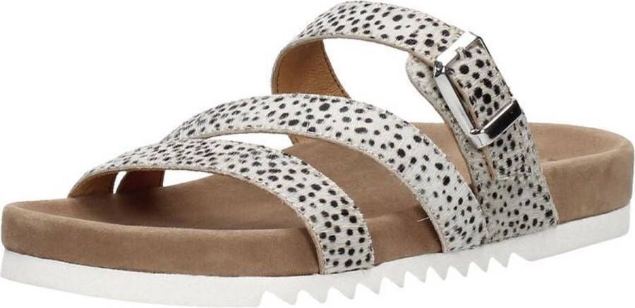 Maruti Witte Ponyhair Slipper Bijou Multicolor Dames - Foto 13