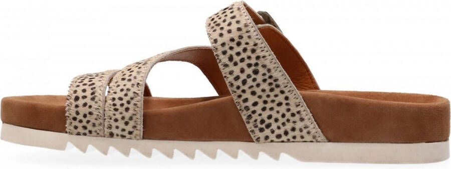 Maruti Witte Ponyhair Slipper Bijou Multicolor Dames - Foto 11