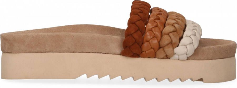 Maruti Blos Slippers Cognac Cogna Combi