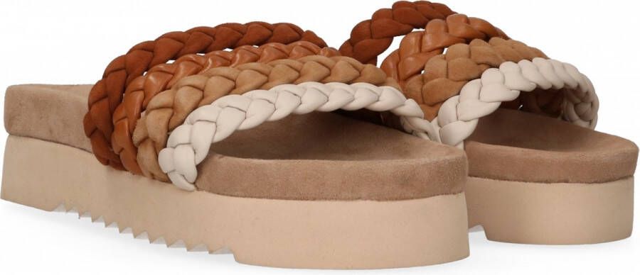 Maruti Blos Slippers Cognac Cogna Combi