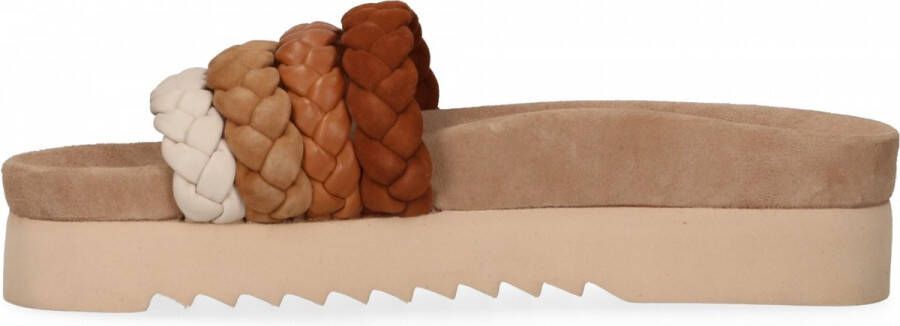 Maruti Blos Slippers Cognac Cogna Combi