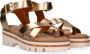 Maruti Kiki Sandalen Plat Goudkleur - Thumbnail 15