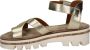 Maruti Kiki Sandalen Plat Goudkleur - Thumbnail 9