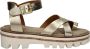 Maruti Kiki Sandalen Plat Goudkleur - Thumbnail 7