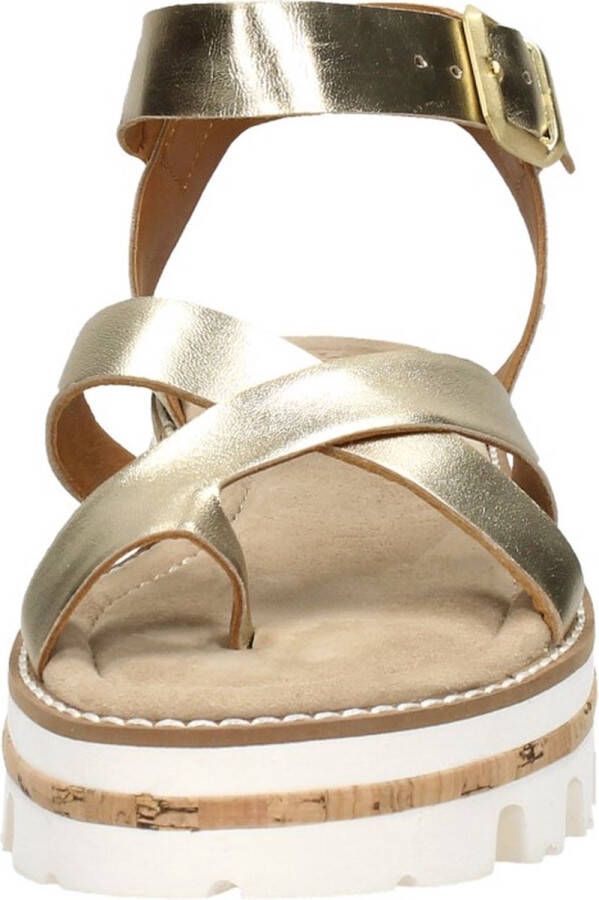 Maruti Kiki Sandalen Plat goudkleur
