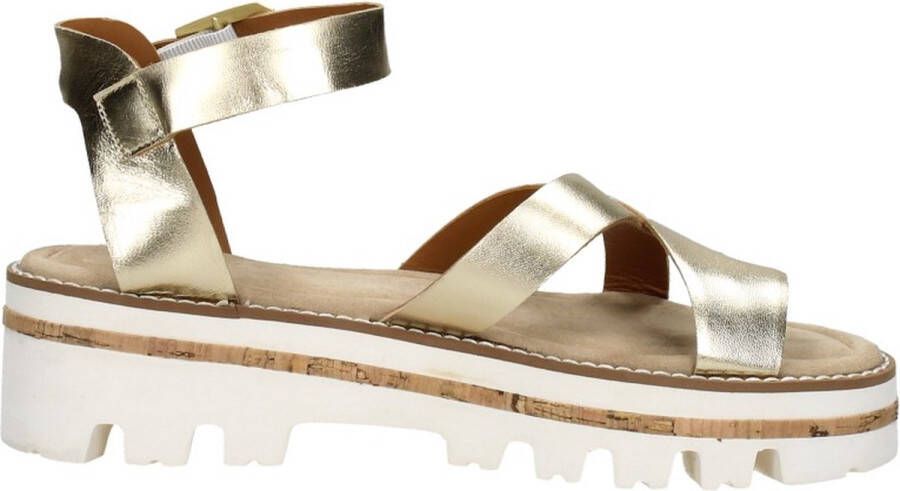 Maruti Kiki Sandalen Plat goudkleur