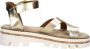 Maruti Kiki Sandalen Plat Goudkleur - Thumbnail 11