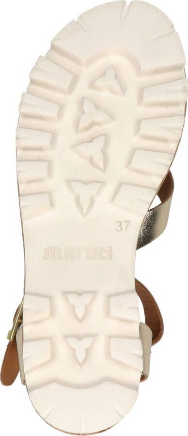 Maruti Kiki Sandalen Plat goudkleur
