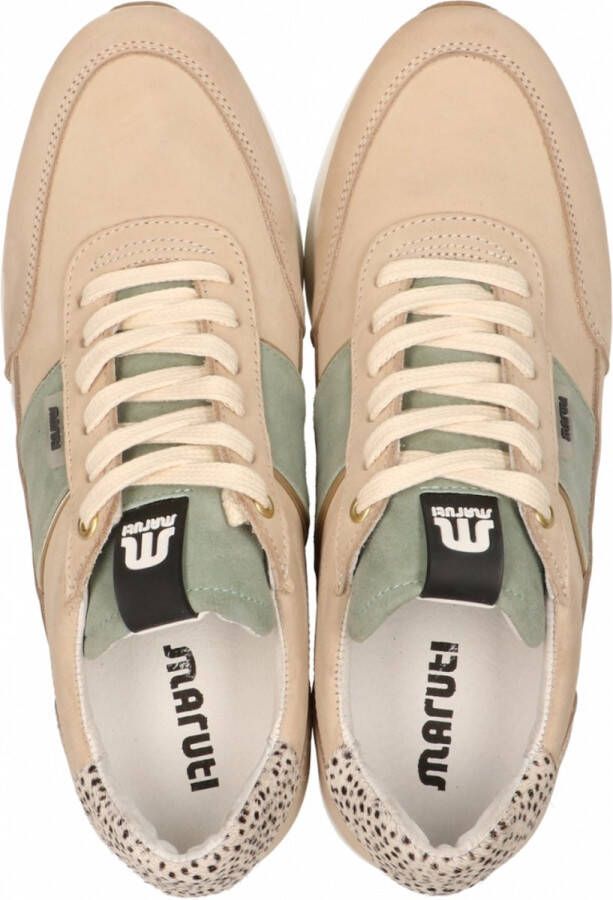 Maruti Lois Sneakers Bruin Beige Green