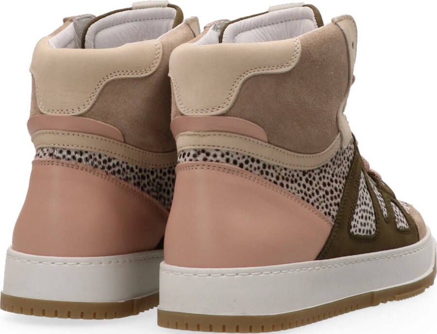 Maruti Pearl Sneakers Beige Beige Olive Mauve Pixel - Foto 4